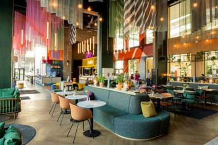 Ibis Styles café og spiseområde